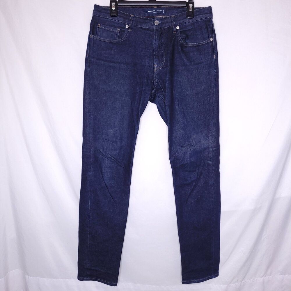Everlane Jeans Mens 31x32 Slim Dark Wash Uniform